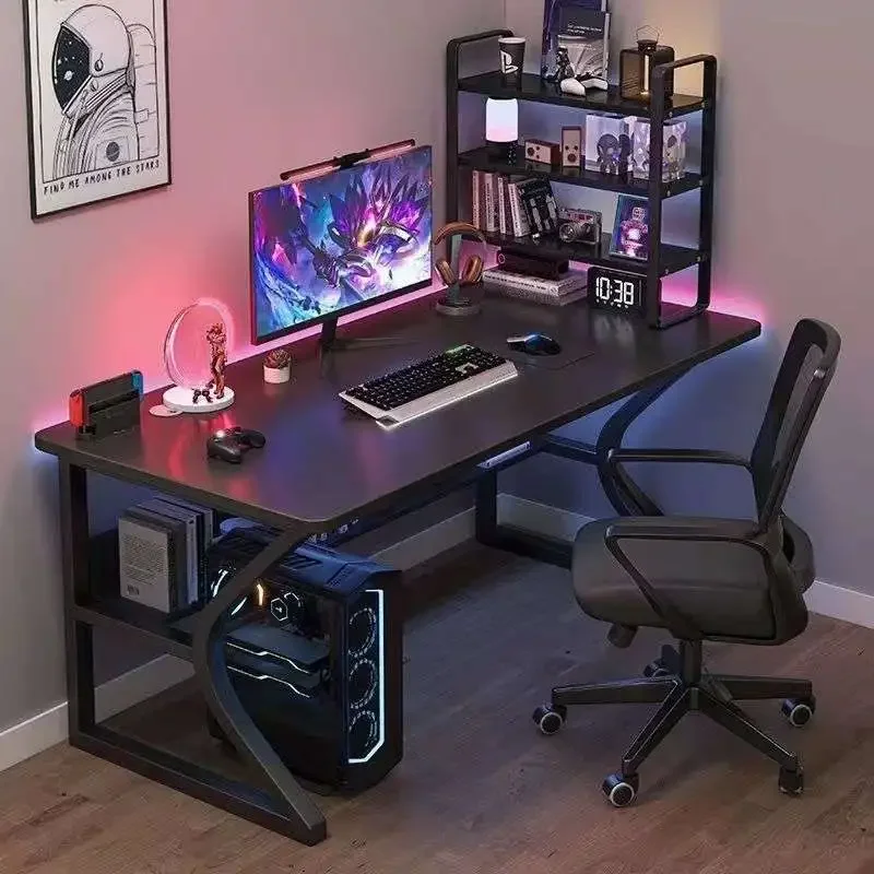 Desk Setup No Computer - Q minimalista console mesas de computador