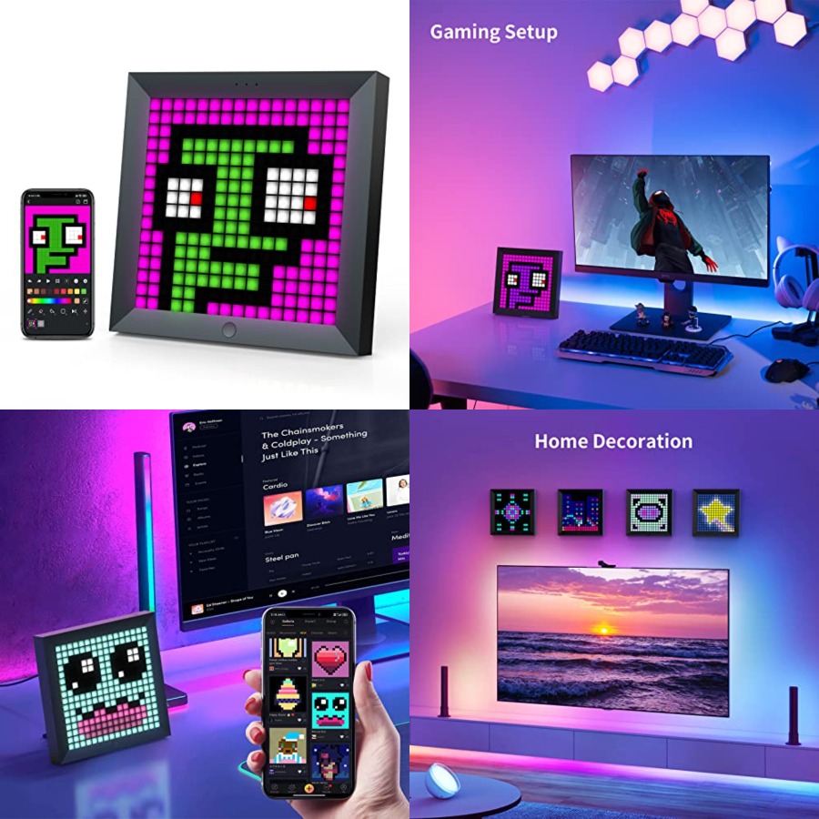Desk Setup For Gaming - Painel de Exibição de Pixels LED