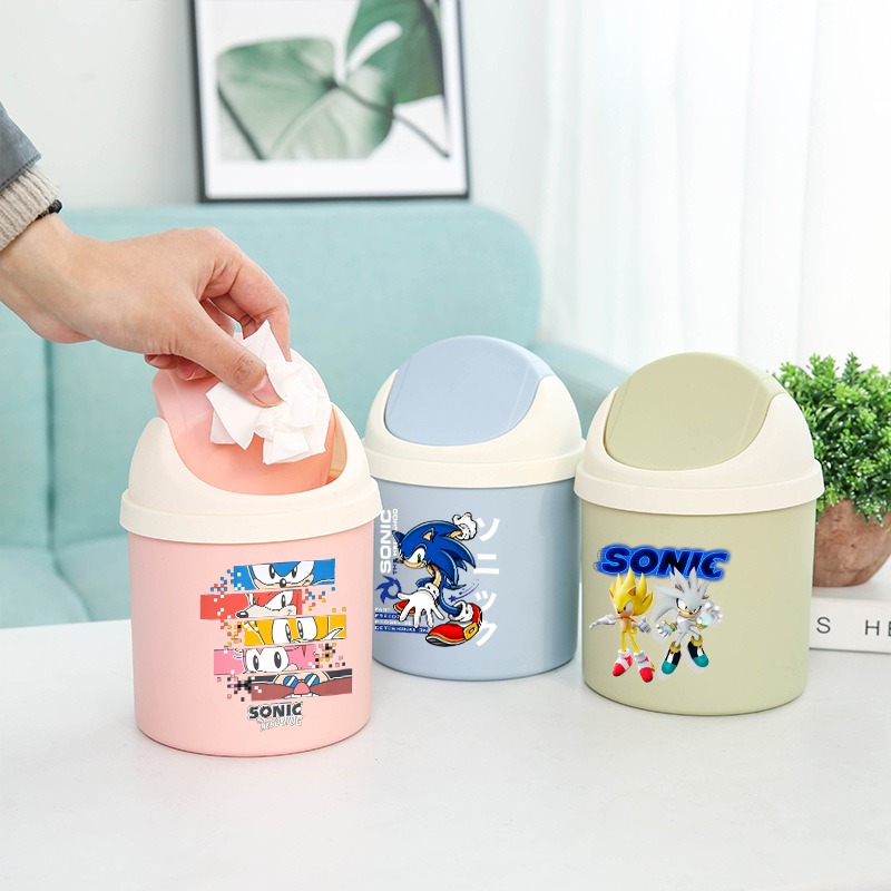 Desk Setup Clean - Lixeira de Carro Sonics, Lixeira Mini