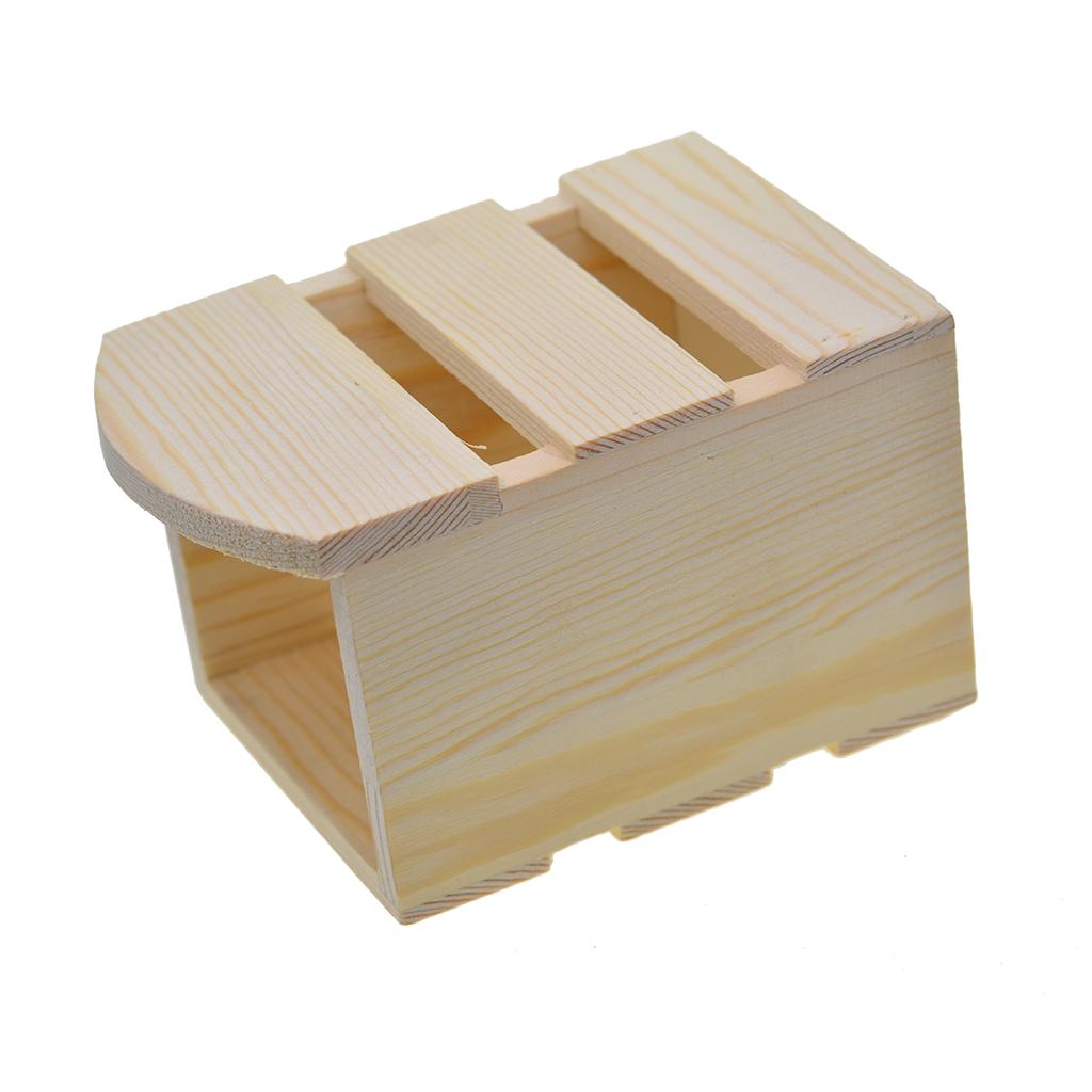 Desk Setup Natural - Suporte para Canetas de Madeira Natural,