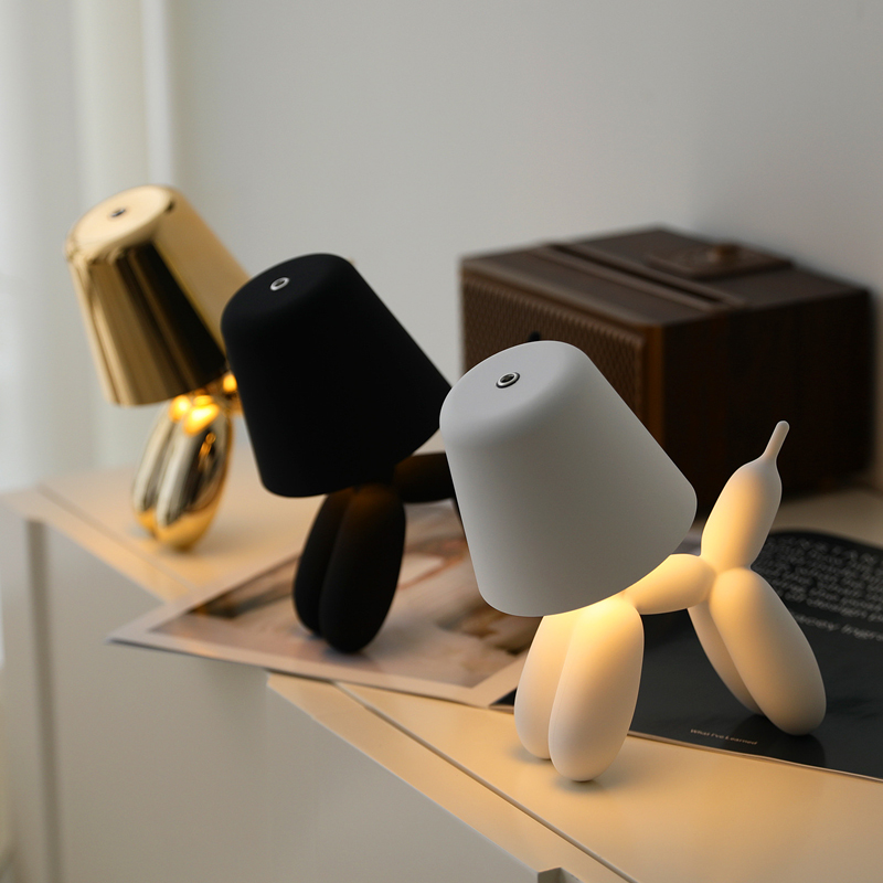 Ambient Light Bar Usb - Cachorrinho candeeiro de mesa robô balão