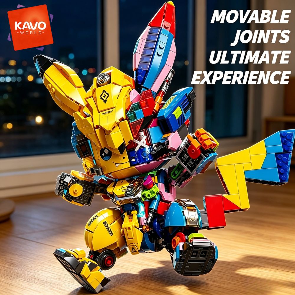 Desk Setup Diy - KAVOWORLD 1505PCS Kit de Blocos de