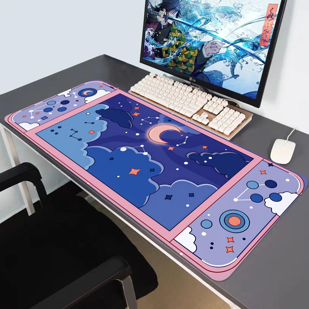 Desk Setup Accessories Aesthetic - Tapete de Mesa Grande HYBXAXC Lua