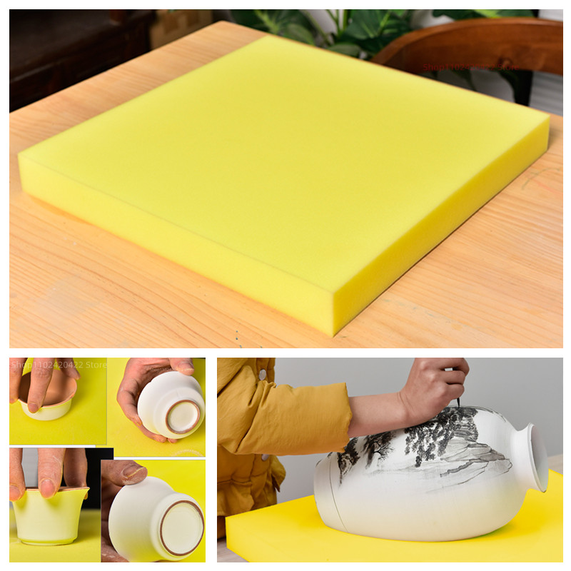 Desk Setup Clean - Ferramenta de cerâmica 45cm esponja tapete