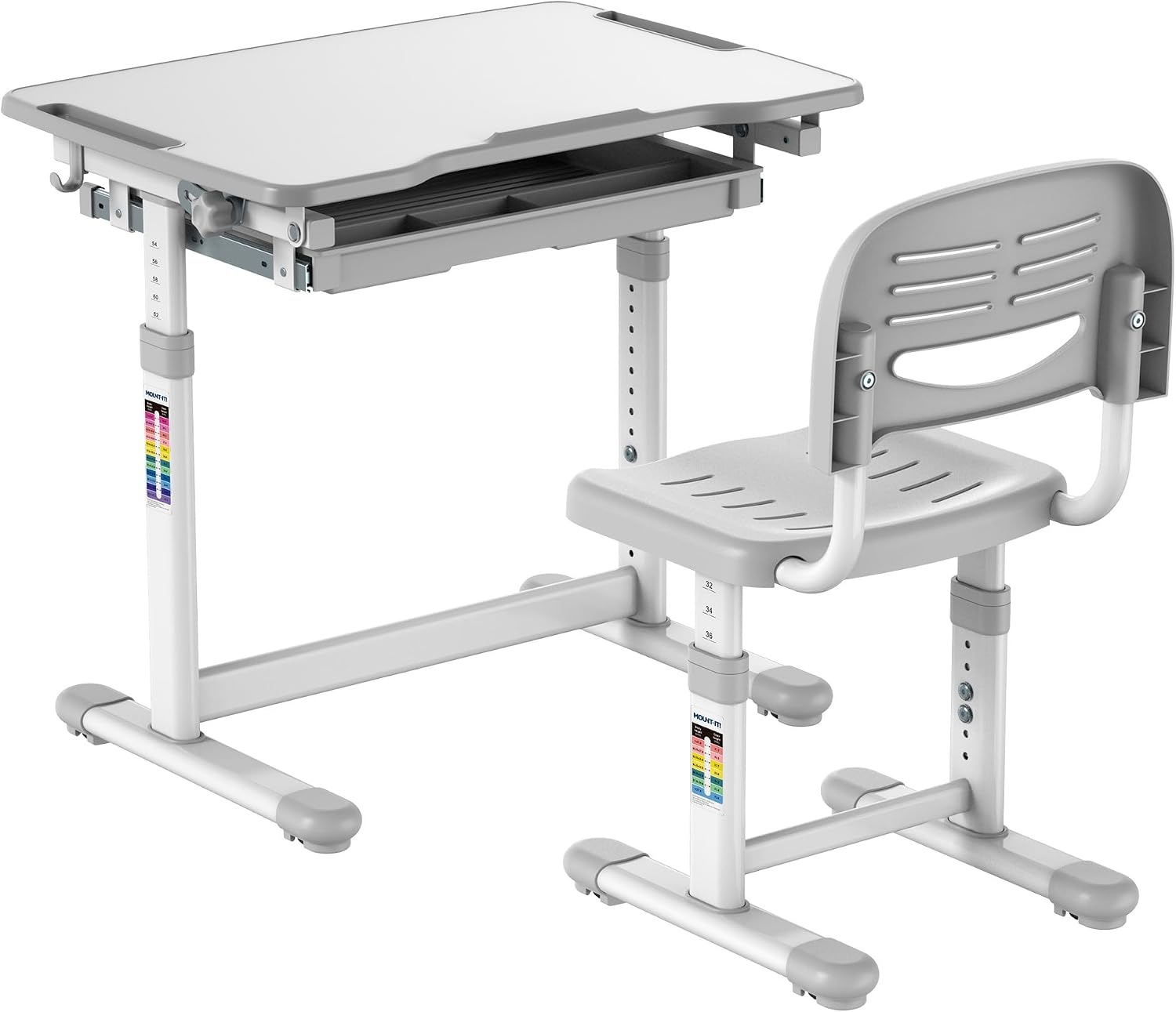 Desk Setup Kids - Conjunto de mesa e cadeira infantil