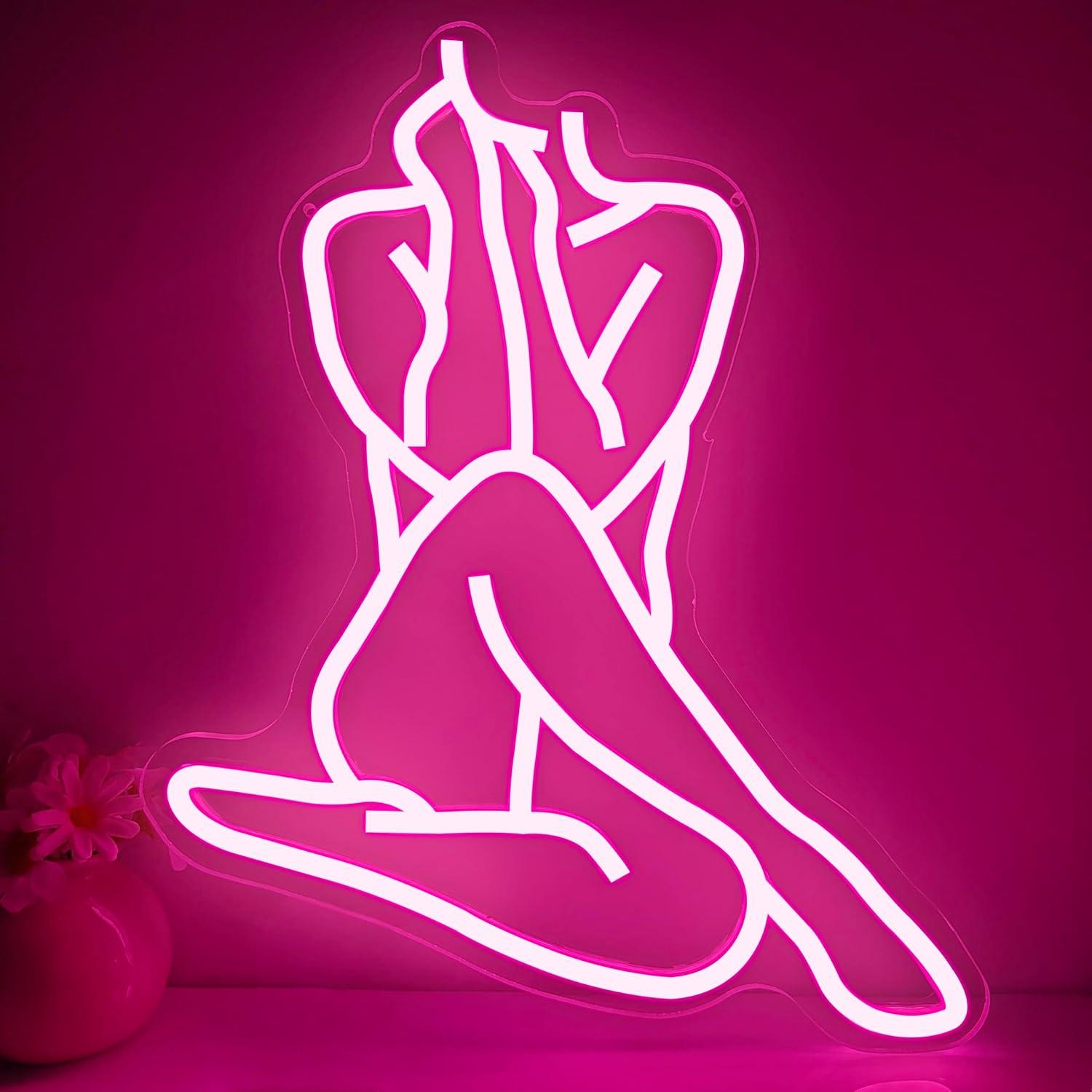 Ambient Light Bar Usb - Letreiro Neon Lady, Luz LED Neon