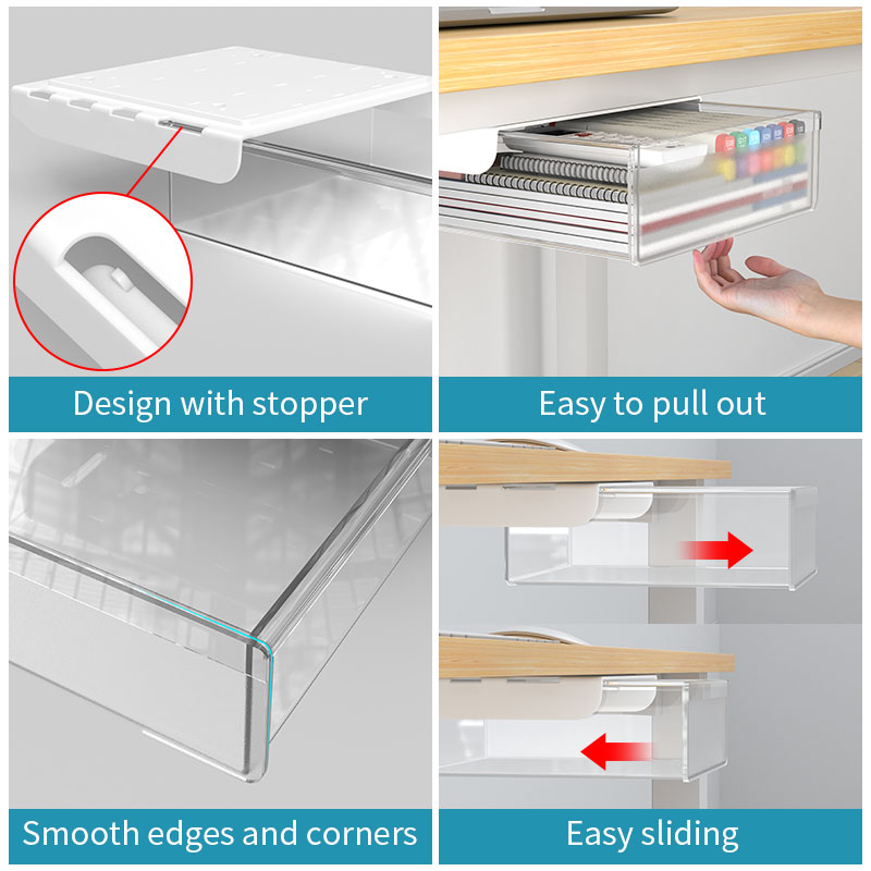 Sistema de Gavetas Ocultas par - Desk Setup For Studying avaliação e preço