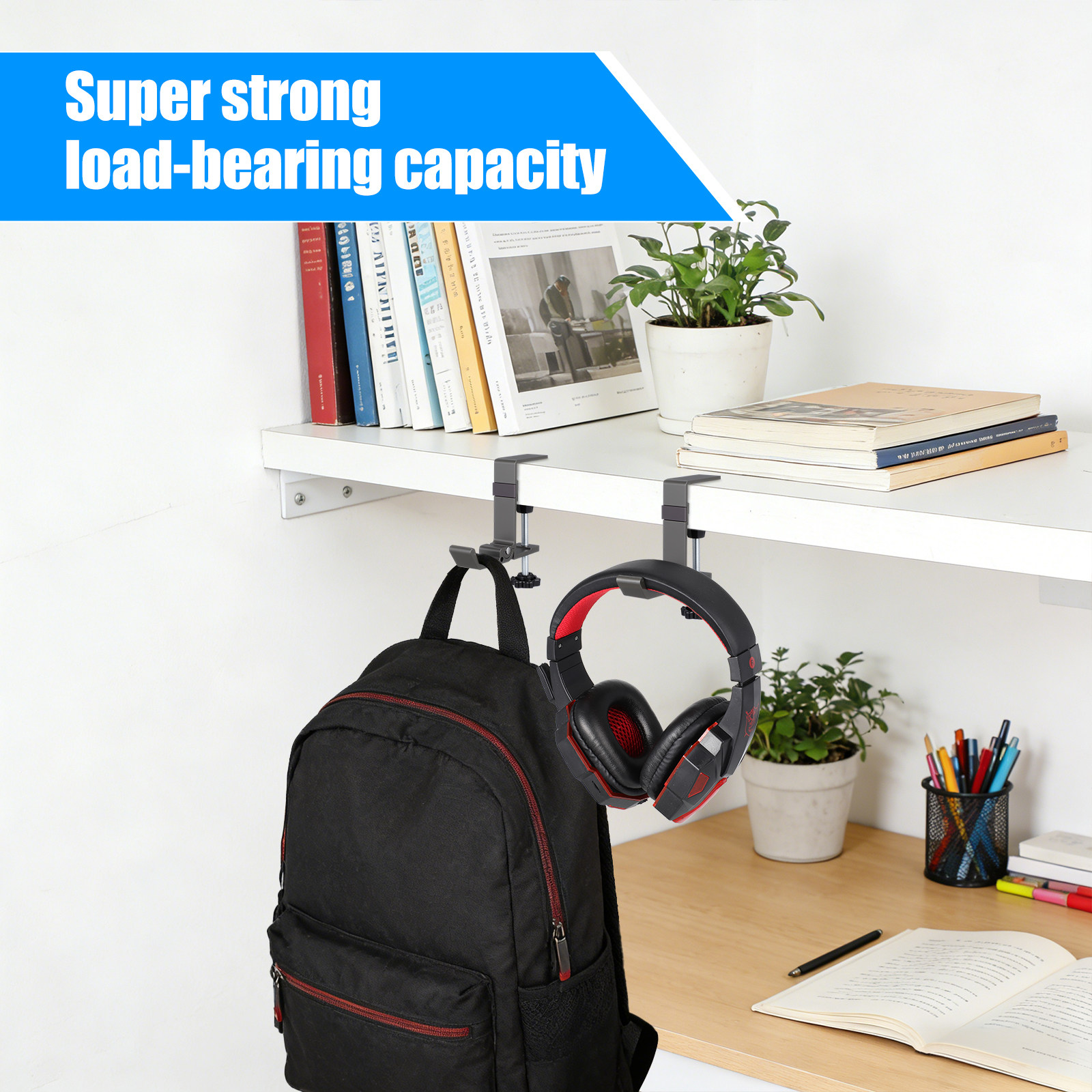 Suporte de Mesa para Fones de  - Desk Setup Headphones avaliação e preço