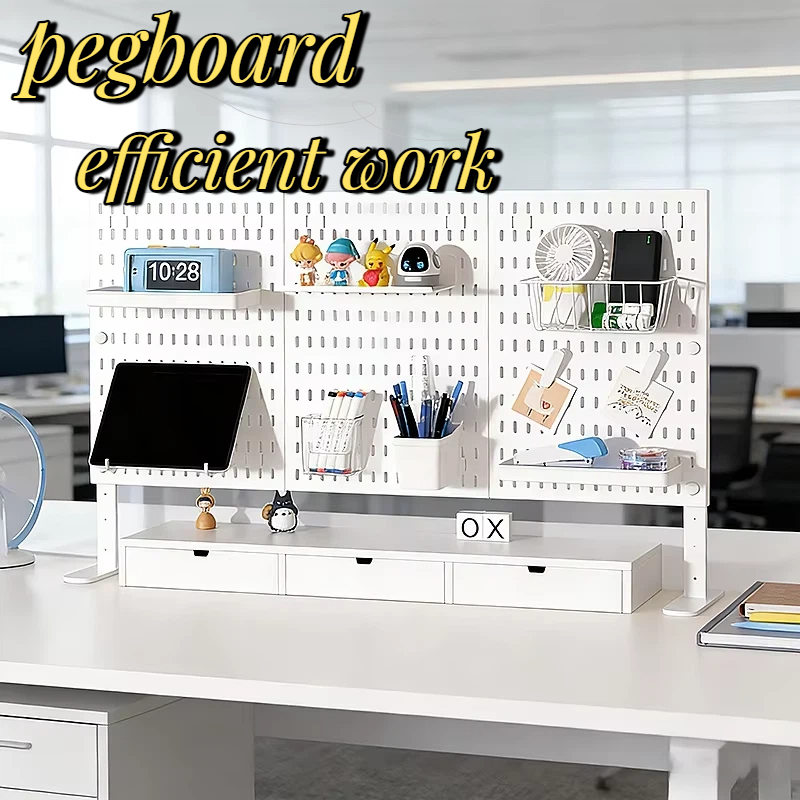 Painel perfurado de PP 30x30cm - Desk Setup Organization avaliação e preço