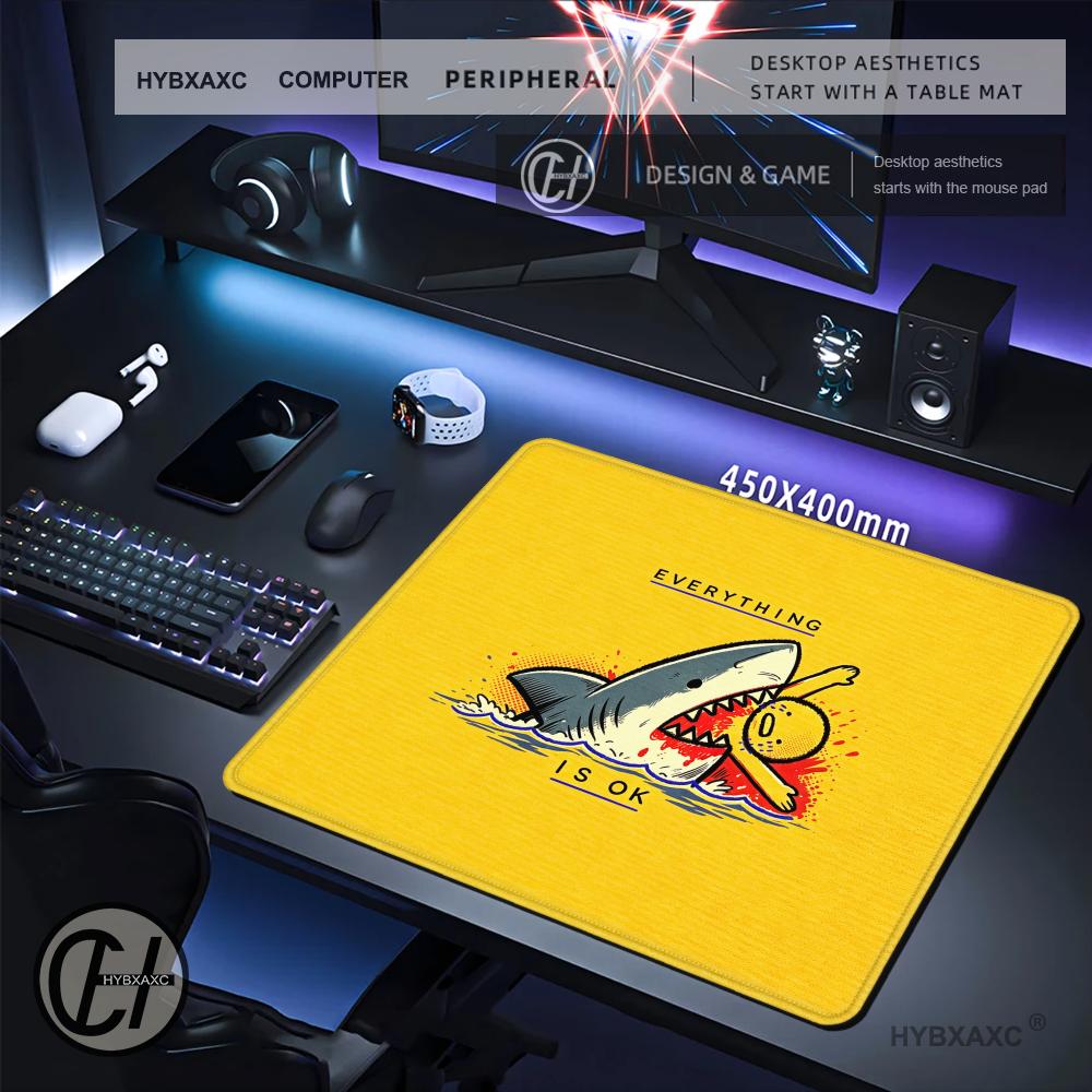 Mousepad HYBXAXC S-Shark E-eat - Work Desk Home Setup avaliação e preço