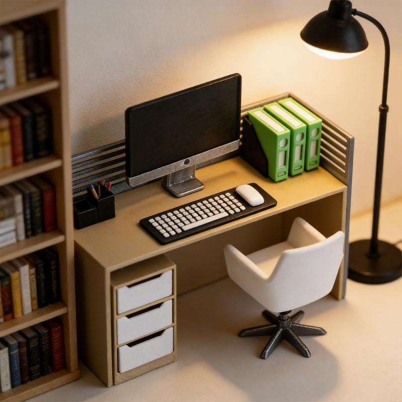 Conjunto colega trabalho minia - Desk Setup Natural avaliação e preço