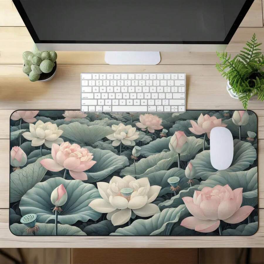 Tapete de Mesa Grande com Esta - Desk Setup Natural avaliação e preço
