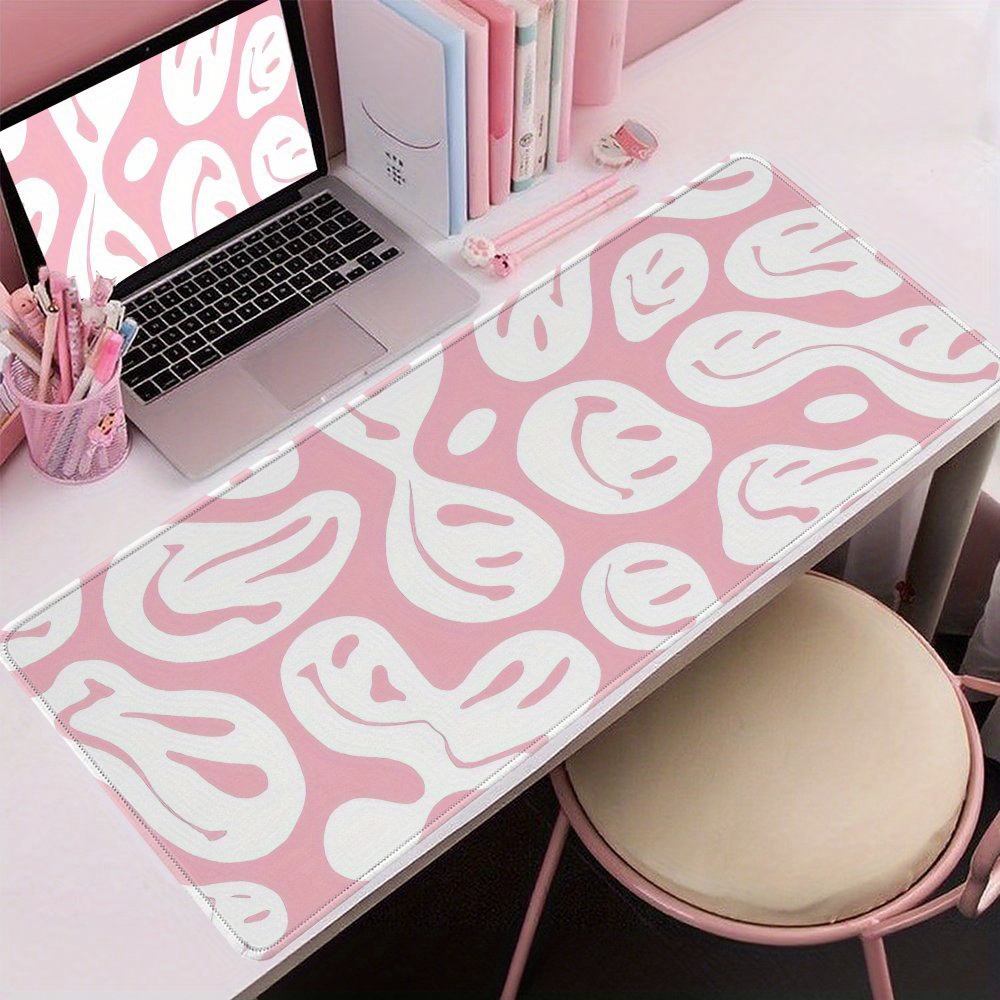 Tapete de Mesa Rosa Estético G - Desk Setup For Studying avaliação e preço