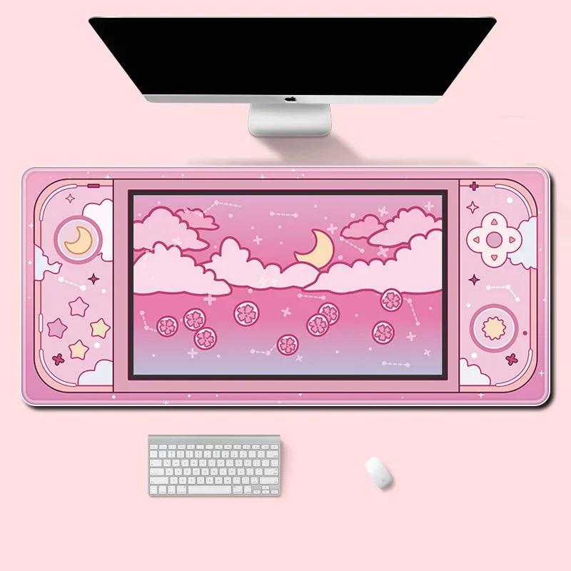 Lua e estrelas grande tapete d - Desk Setup Accessories Aesthetic avaliação e preço