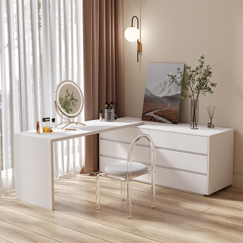 Cômoda, multiuso plana em form - Desk Setup No Computer avaliação e preço