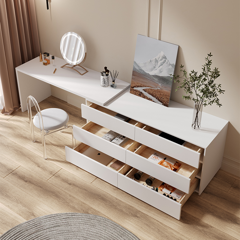 Cômoda, multiuso plana em form - Desk Setup No Computer avaliação e preço