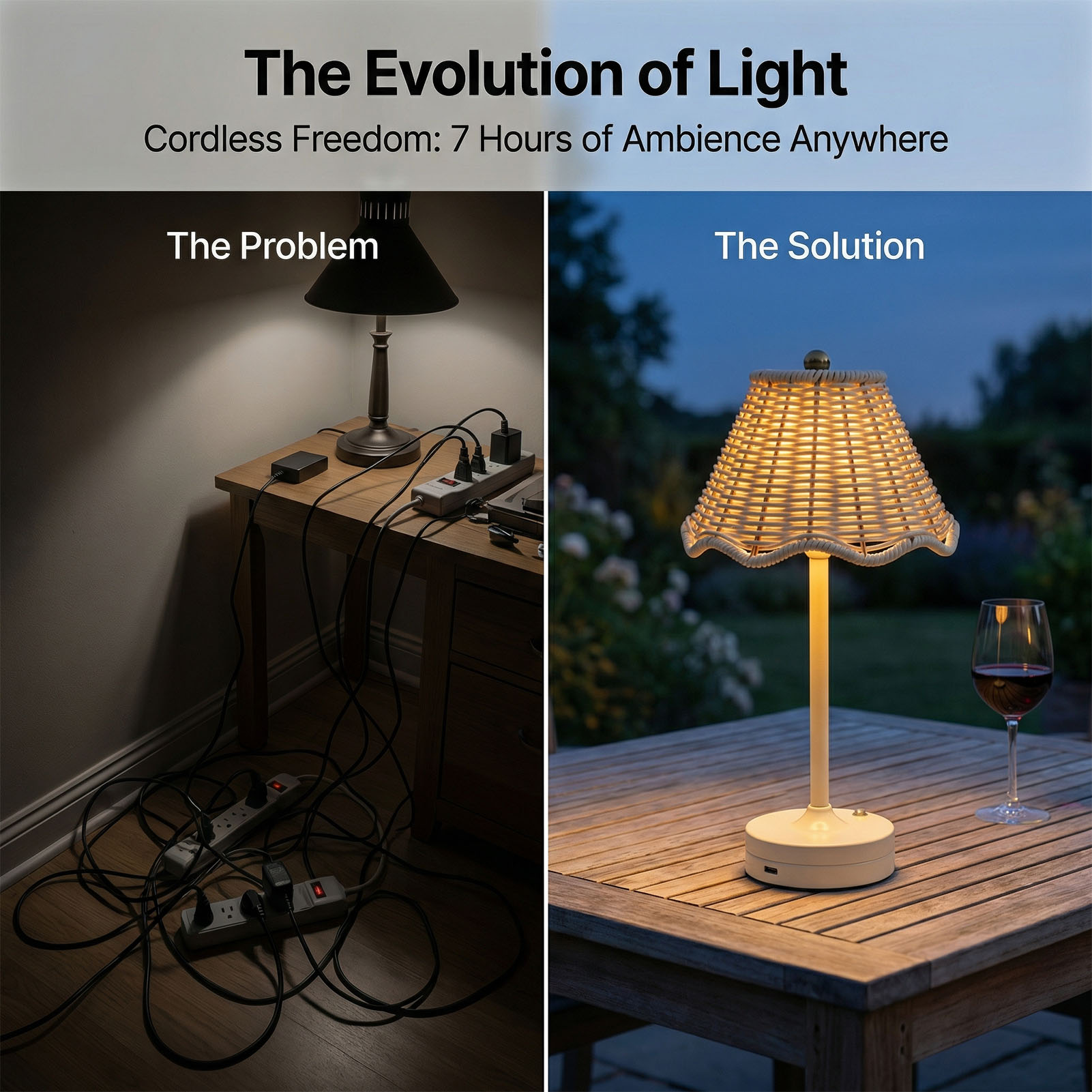 Luminária de Mesa Vintage LED  - Desk Setup Vintage avaliação e preço