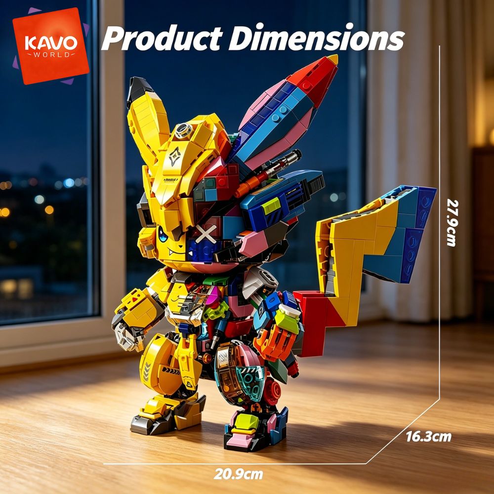 KAVOWORLD 1505PCS Kit de Bloco - Desk Setup Diy avaliação e preço