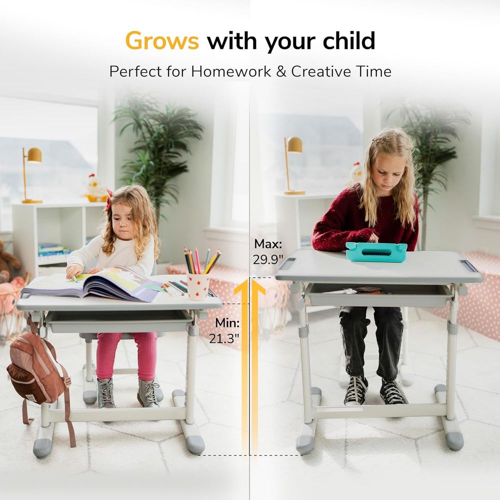 Conjunto de Mesa e Cadeira par - Desk Setup Kids avaliação e preço