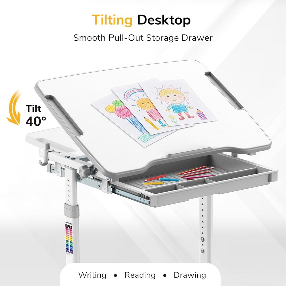 Conjunto de Mesa e Cadeira par - Desk Setup Kids avaliação e preço
