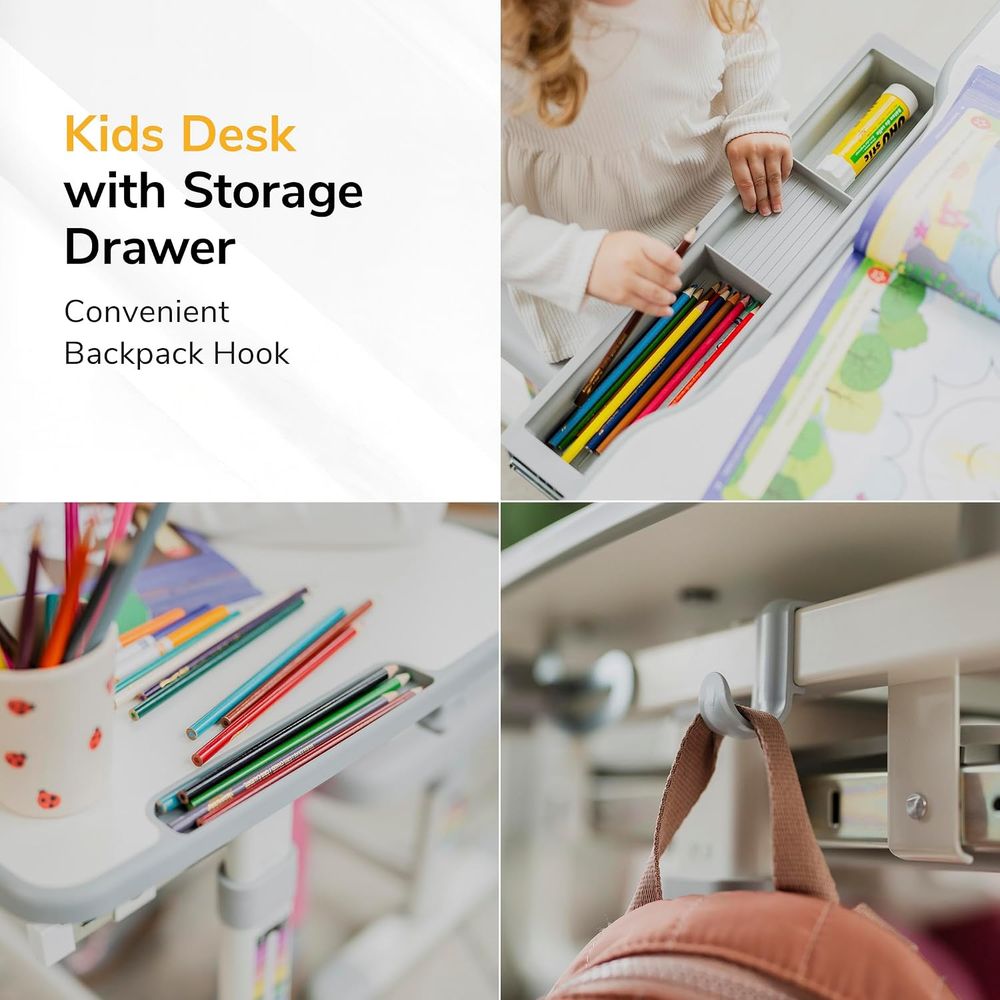 Conjunto de Mesa e Cadeira par - Desk Setup Kids avaliação e preço