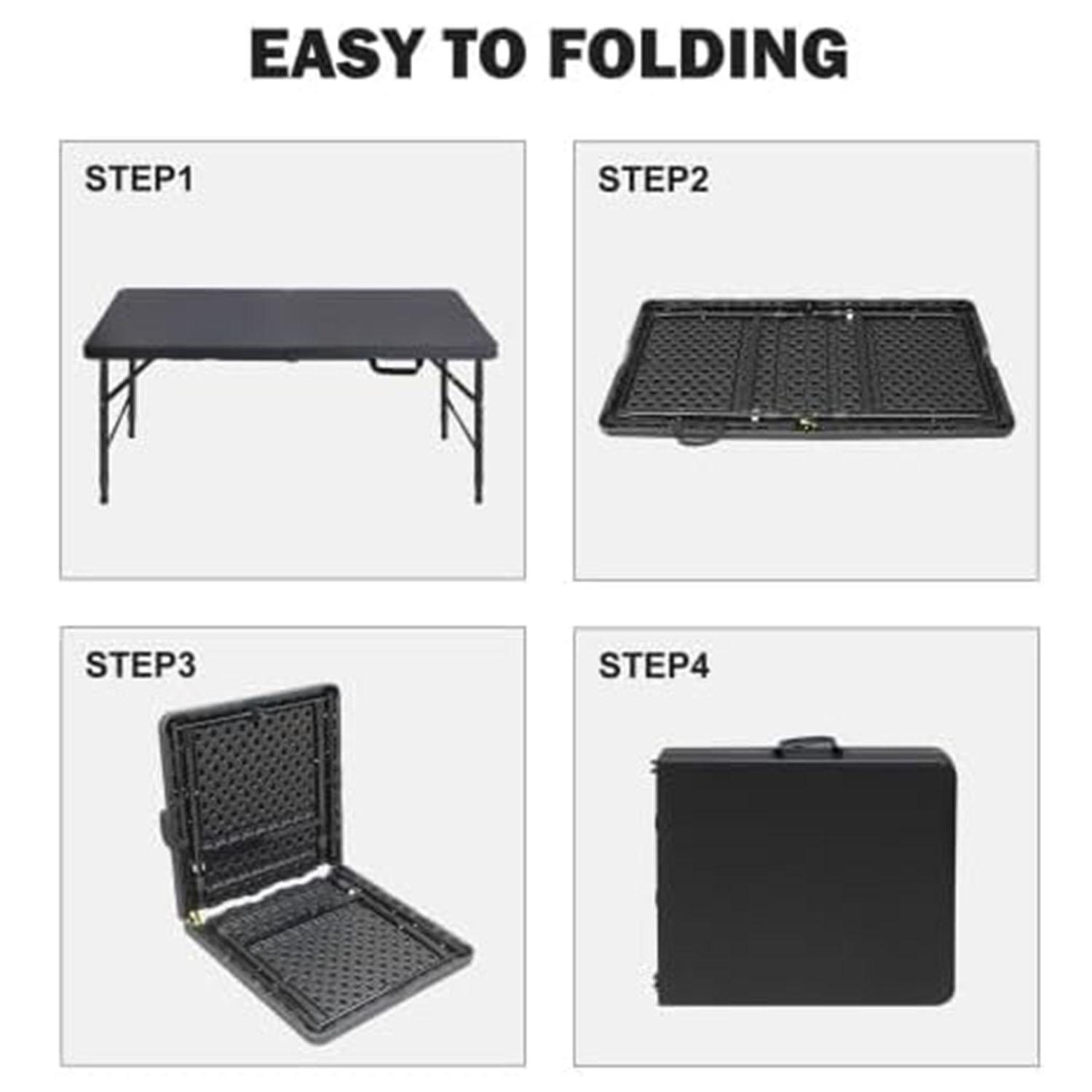 Mesa Dobrável de 4 pés com Alt - Desk Setup Clean avaliação e preço