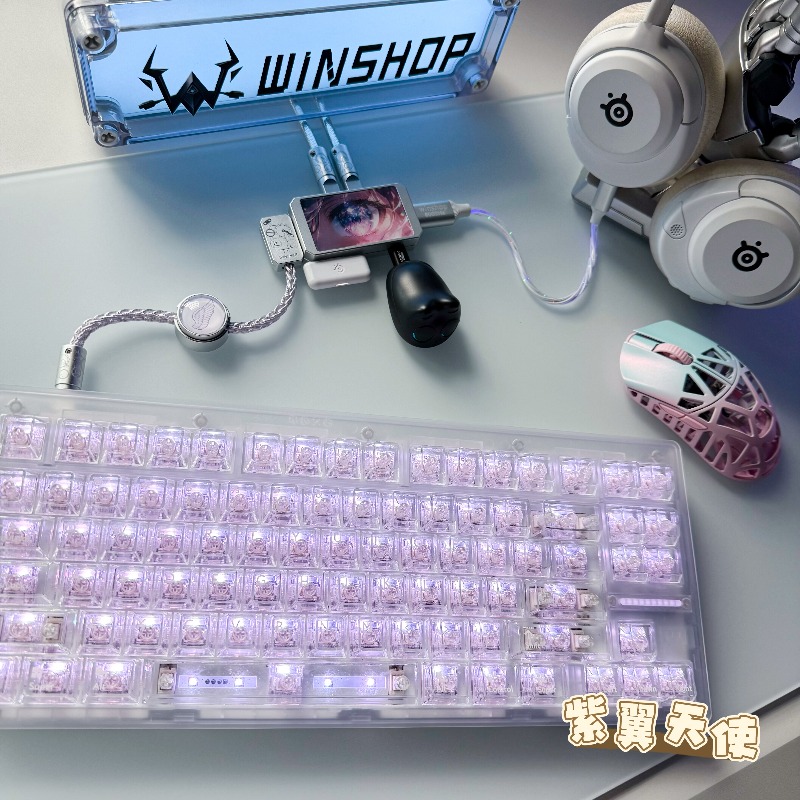 WINSHOP Esports HUB Hub USB Du - Desk Setup Accessories Aesthetic avaliação e preço