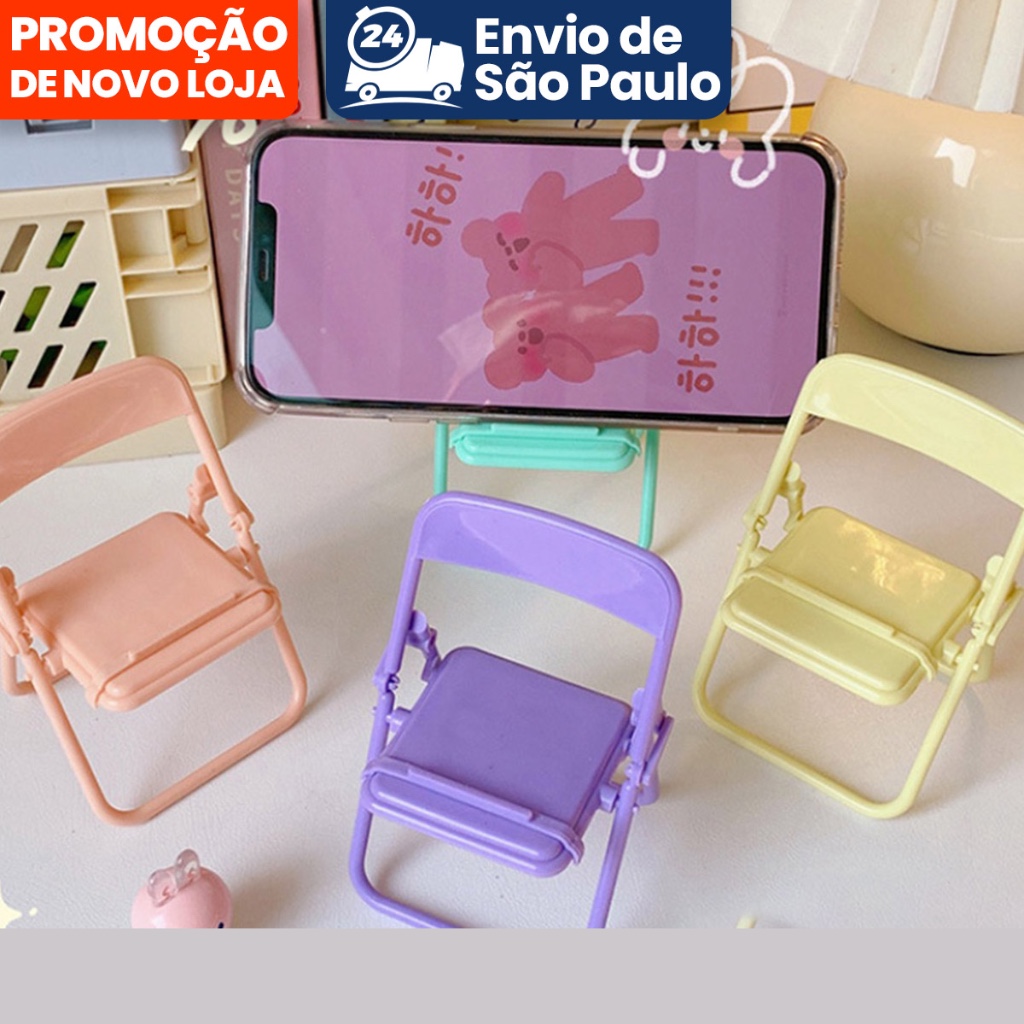 Suporte de Telefone Criativo e - Desk Setup Organization avaliação e preço