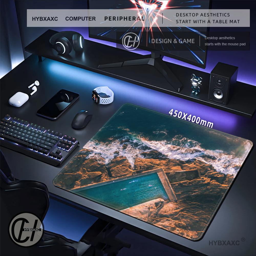 Mouse Pad HYBXAXC com Estampa  - Desk Setup Natural avaliação e preço