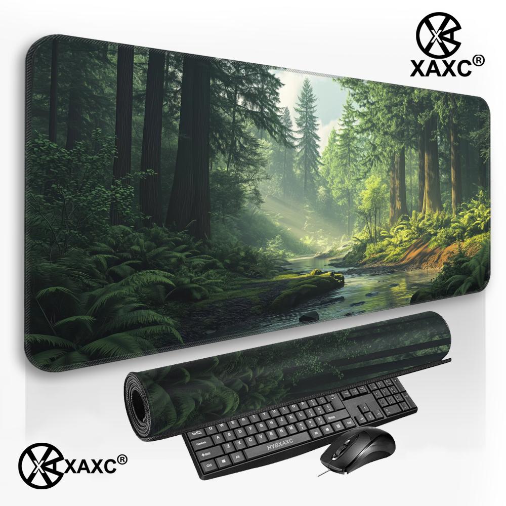 Mouse Pad XXL Forest Escape: T - Desk Setup Natural avaliação e preço