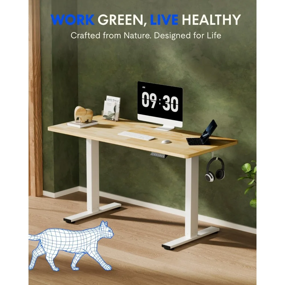 FLEXISPOT Mesa de Escritório d - Desk Setup Natural avaliação e preço