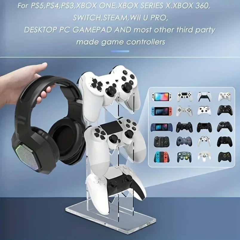 Suporte para Jogos com 3 Nívei - Desk Setup Headphones avaliação e preço