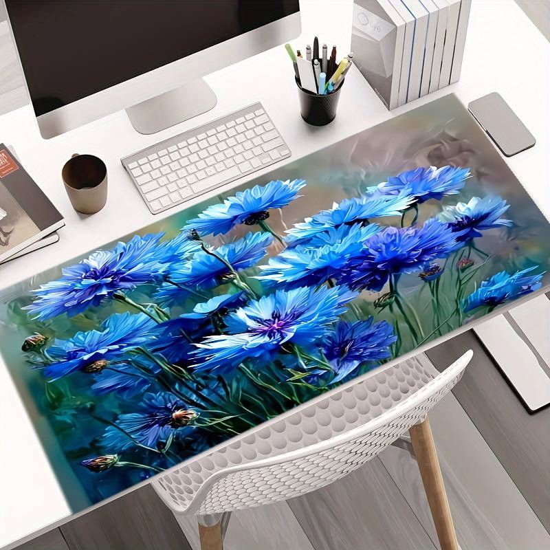 Mouse Pad Grande de Algodão Az - Desk Setup Natural avaliação e preço