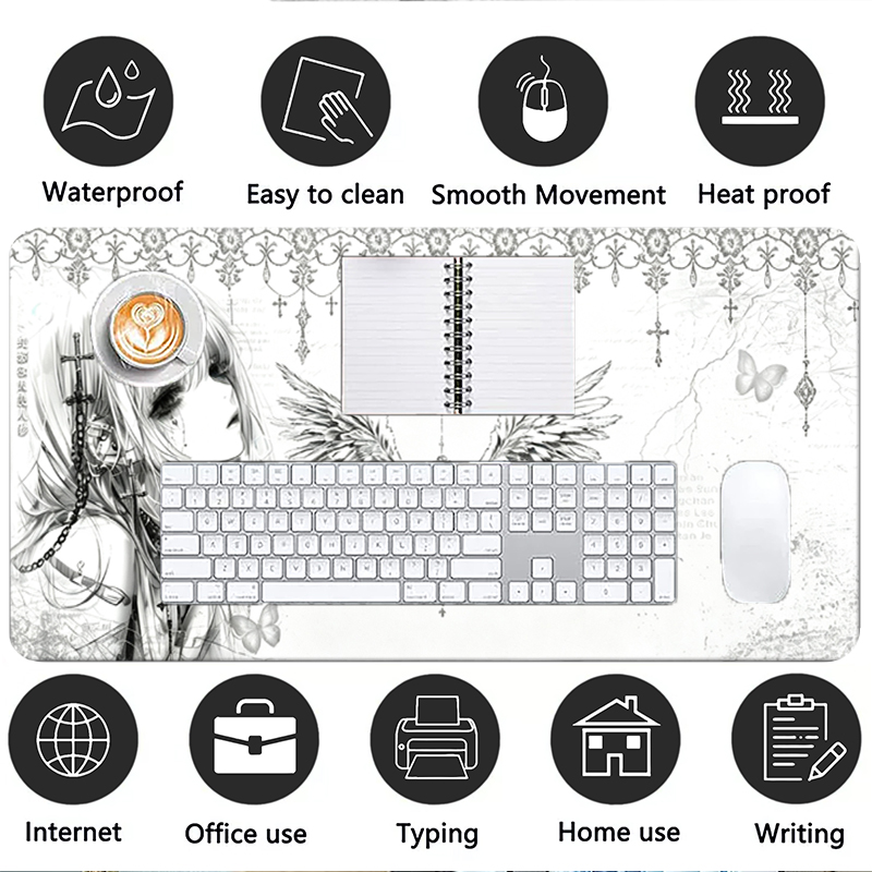 Mousepad de Couro Preto e Bran - Desk Setup Cozy avaliação e preço