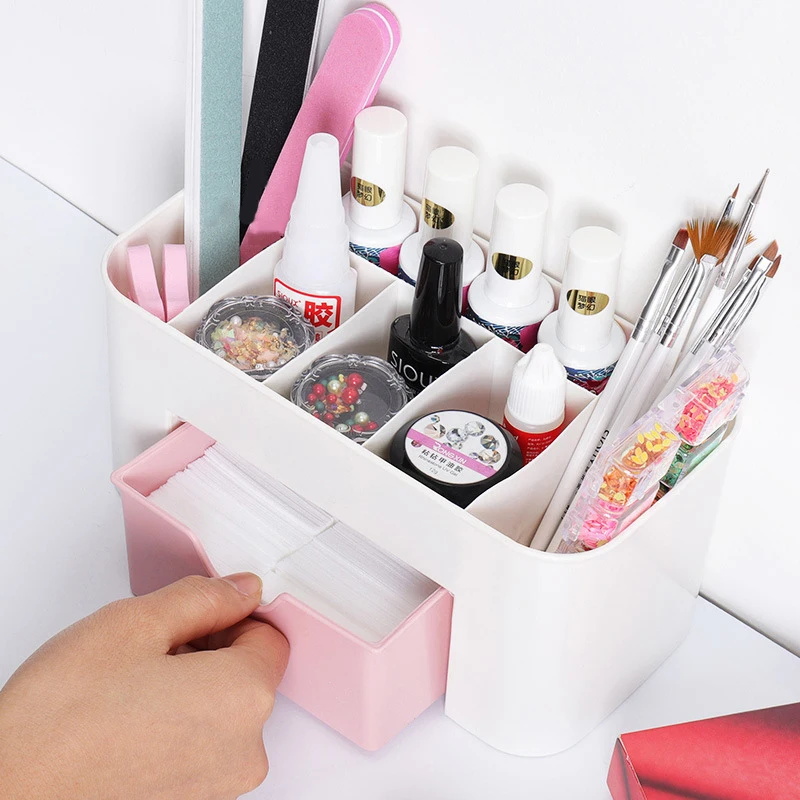 Organizador de arte em unhas,  - Desk Setup Organization avaliação e preço