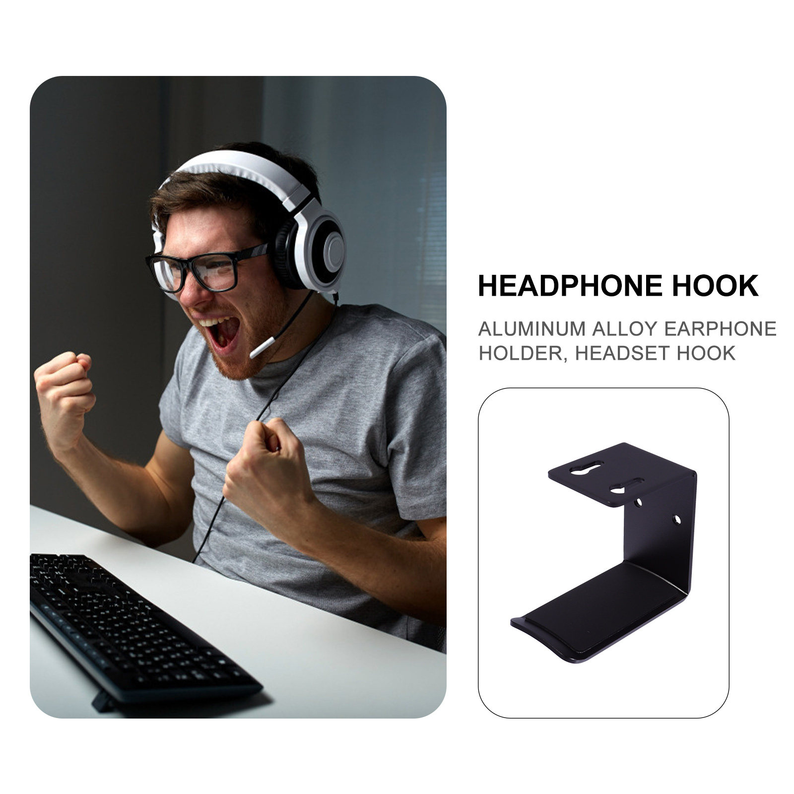 Suporte para Headset em Liga d - Desk Setup Clean avaliação e preço