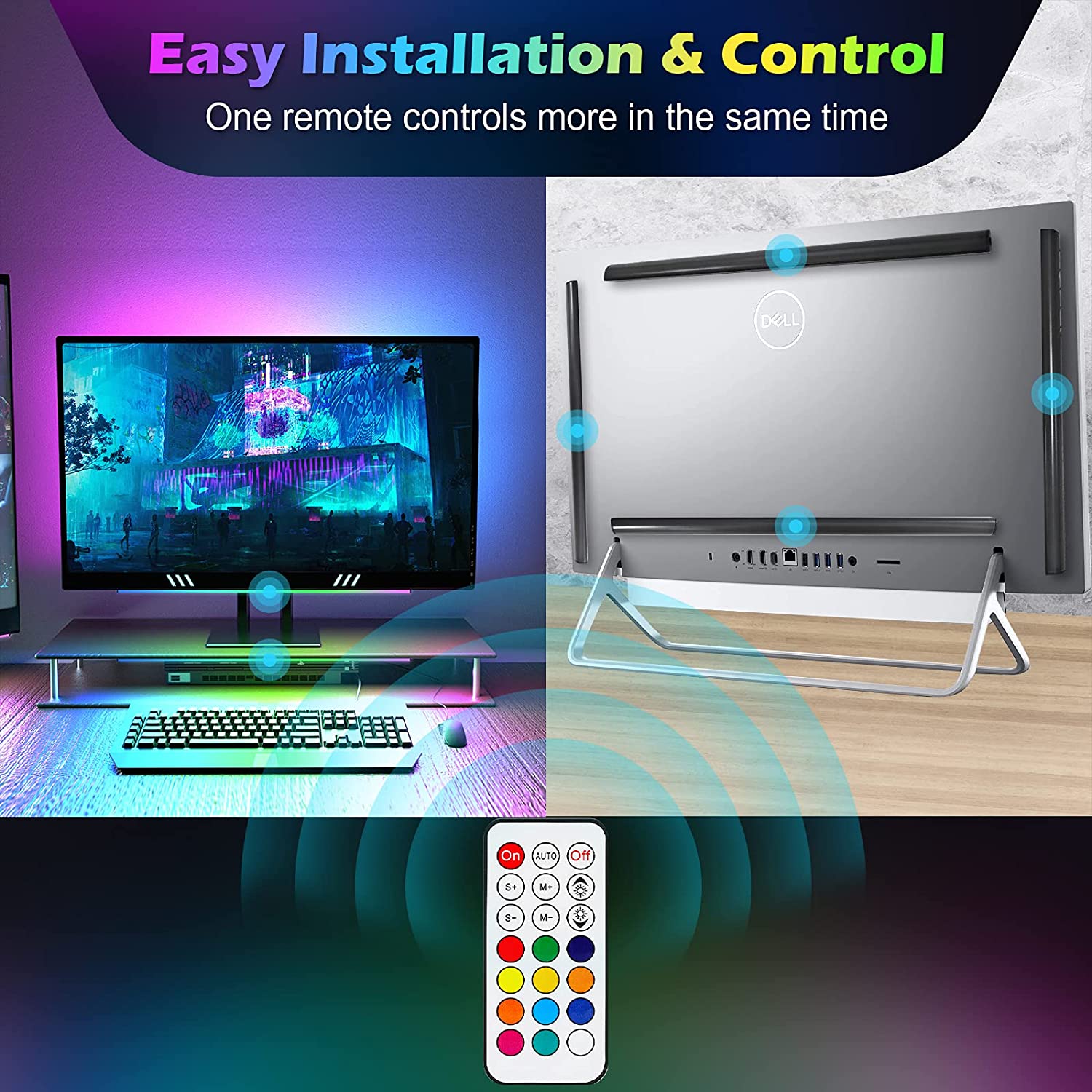 Sob a barra de luz do monitor  - Desk Setup Diy avaliação e preço