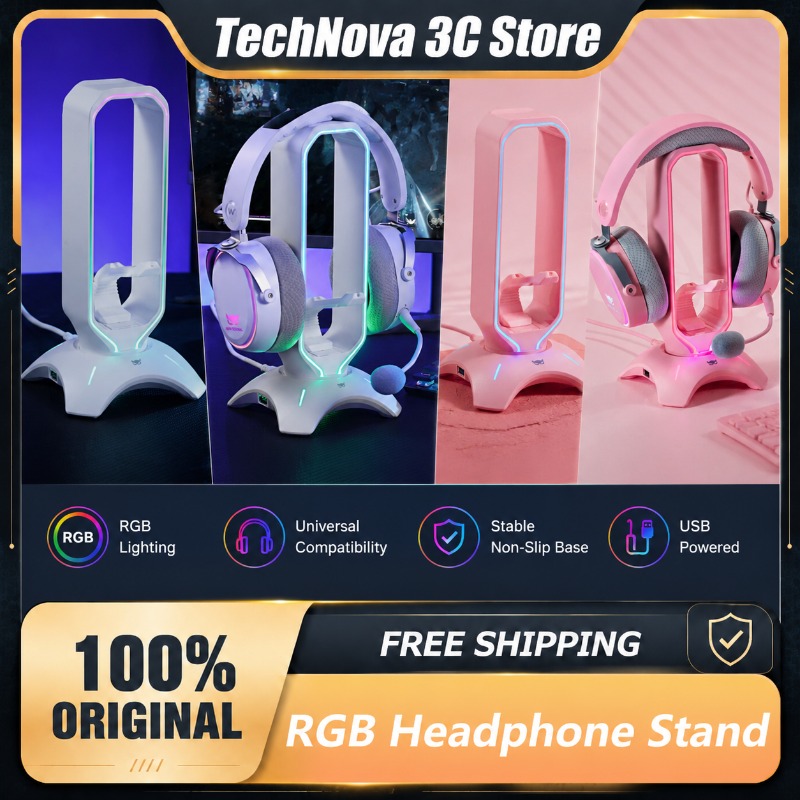 Suporte para Headset RGB Waizo - Desk Setup Headphones avaliação e preço
